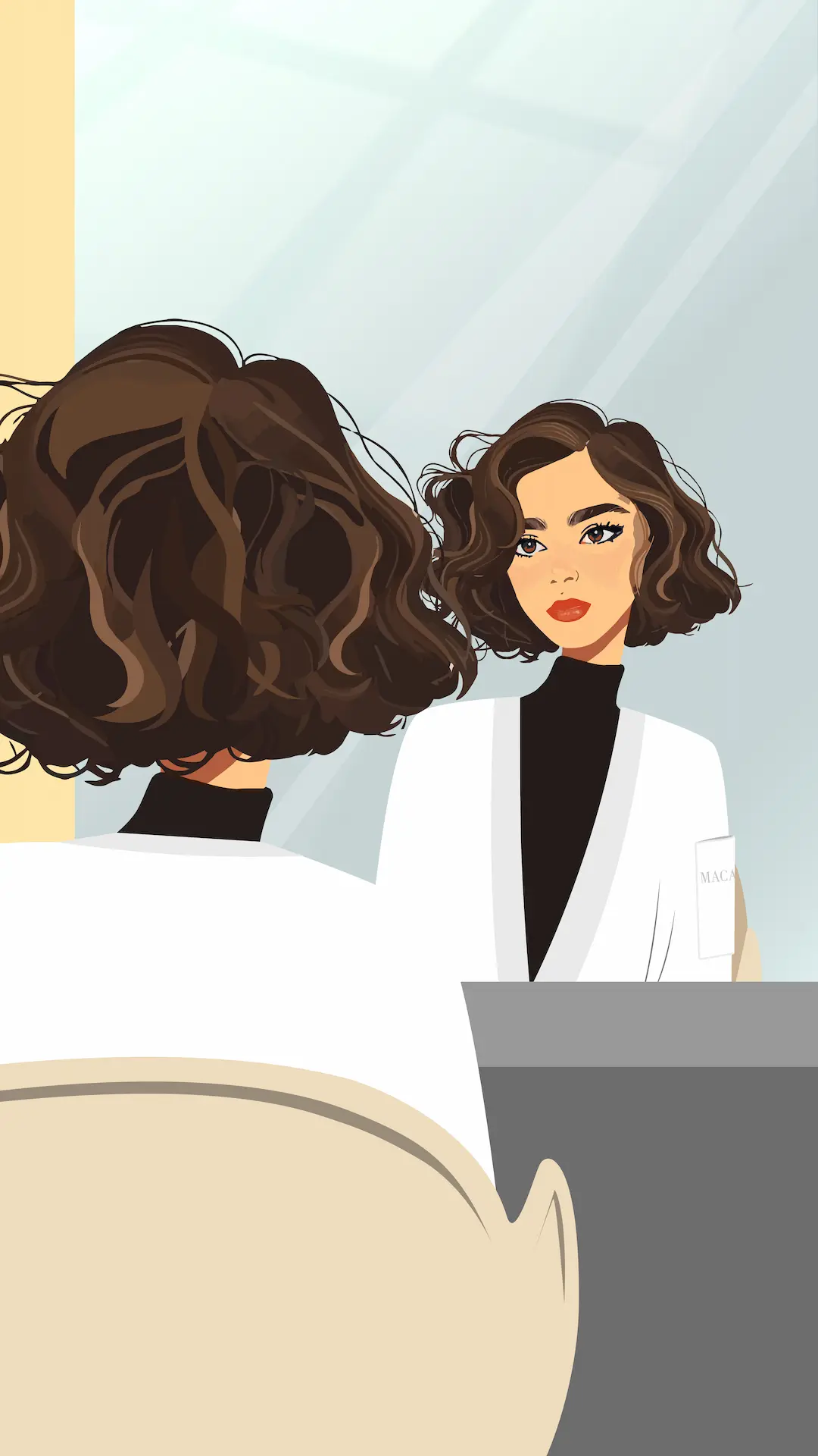 Ilustración espejo